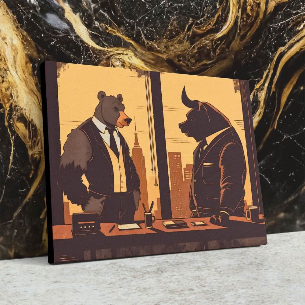 Stock Kingpins - Canvas Wall Art