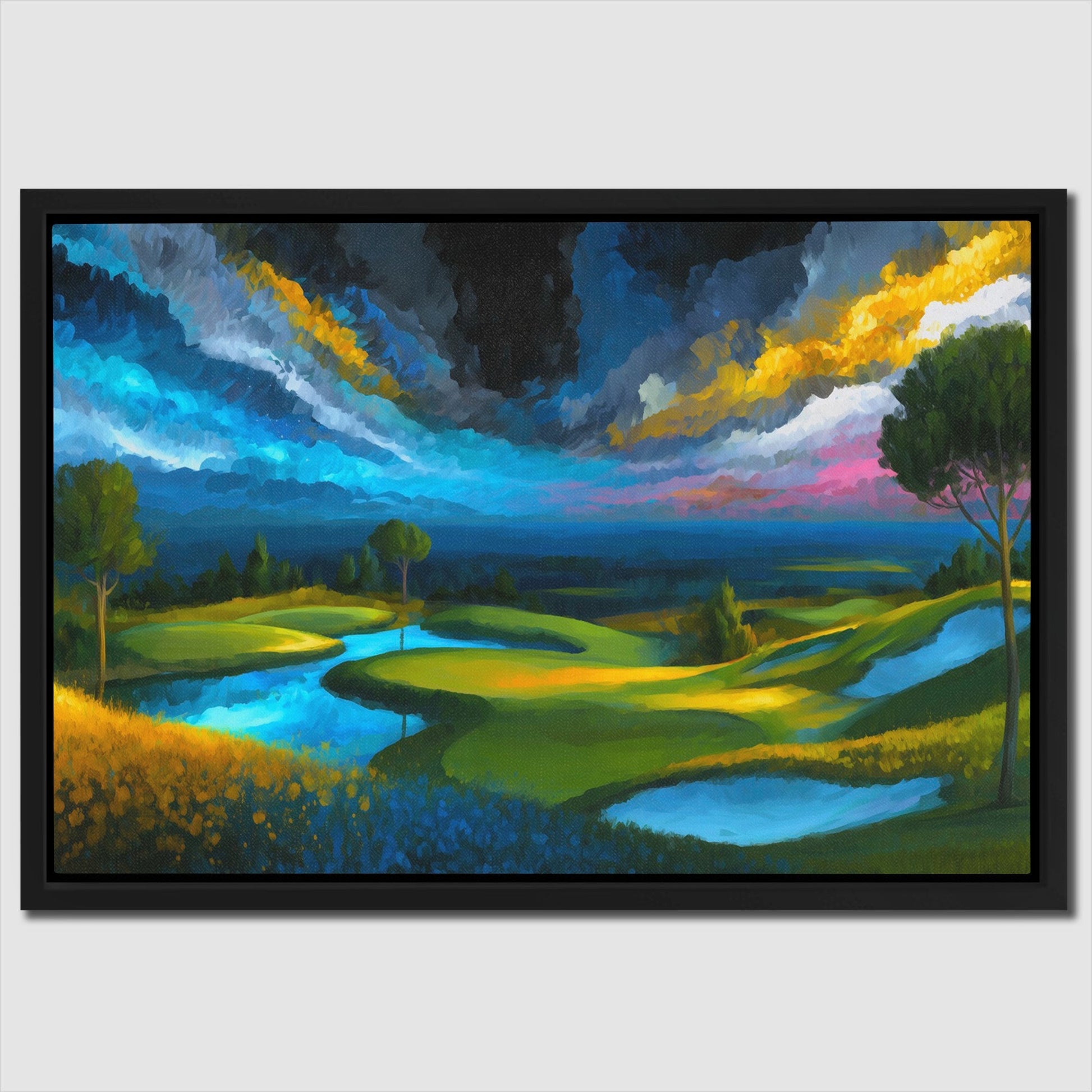 Stormy Links - Luxury Wall Art