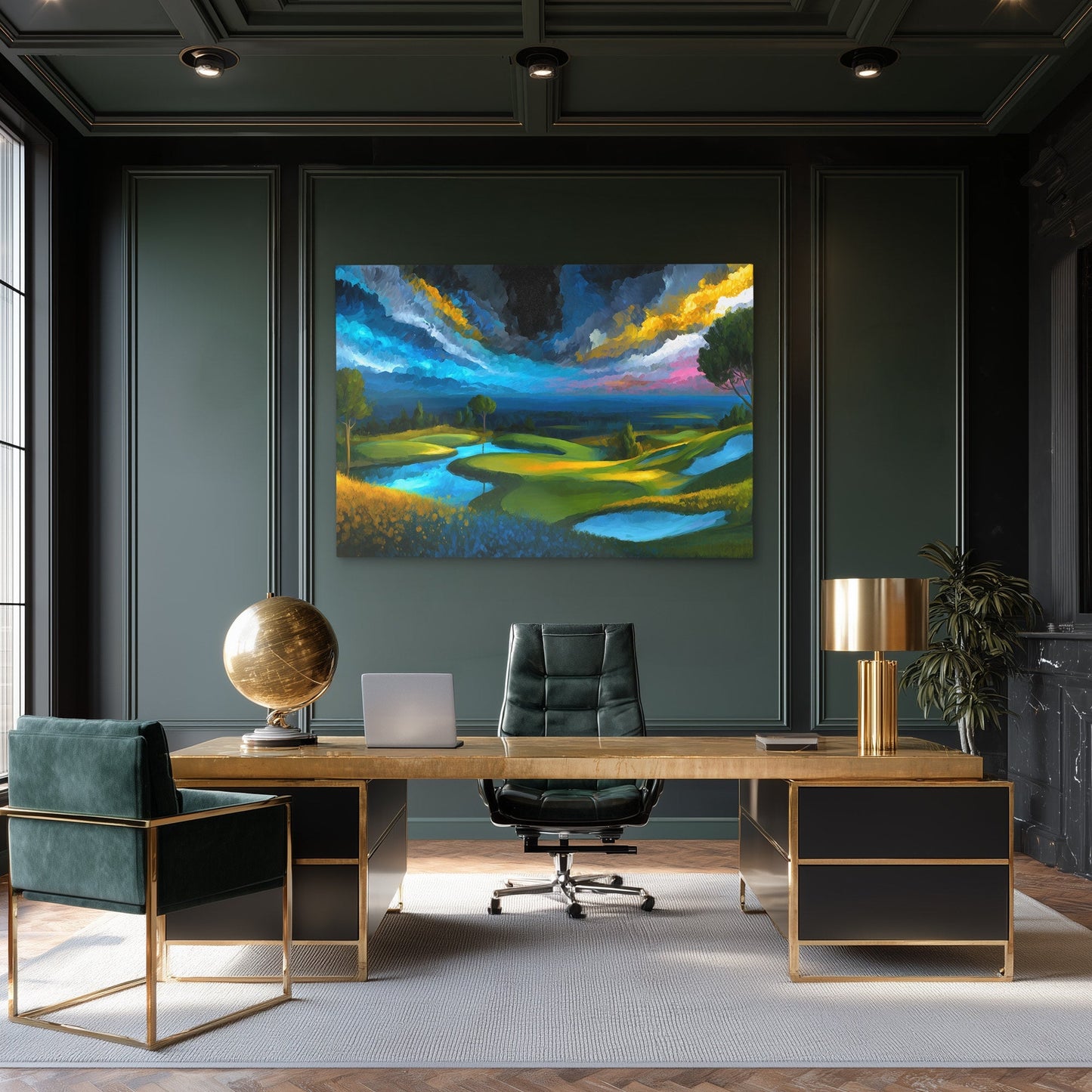 Stormy Links - Luxury Wall Art