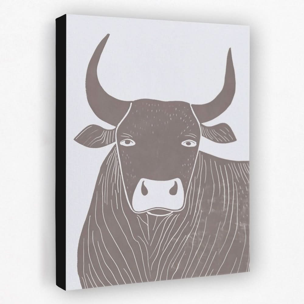 Strength in Abstraction - Animals Canvas Wall Art