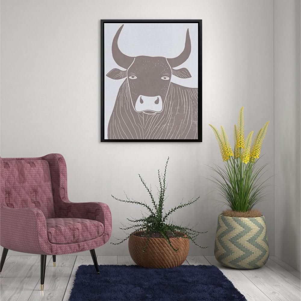 Strength in Abstraction - Earth Tones Wall Art for Hallway