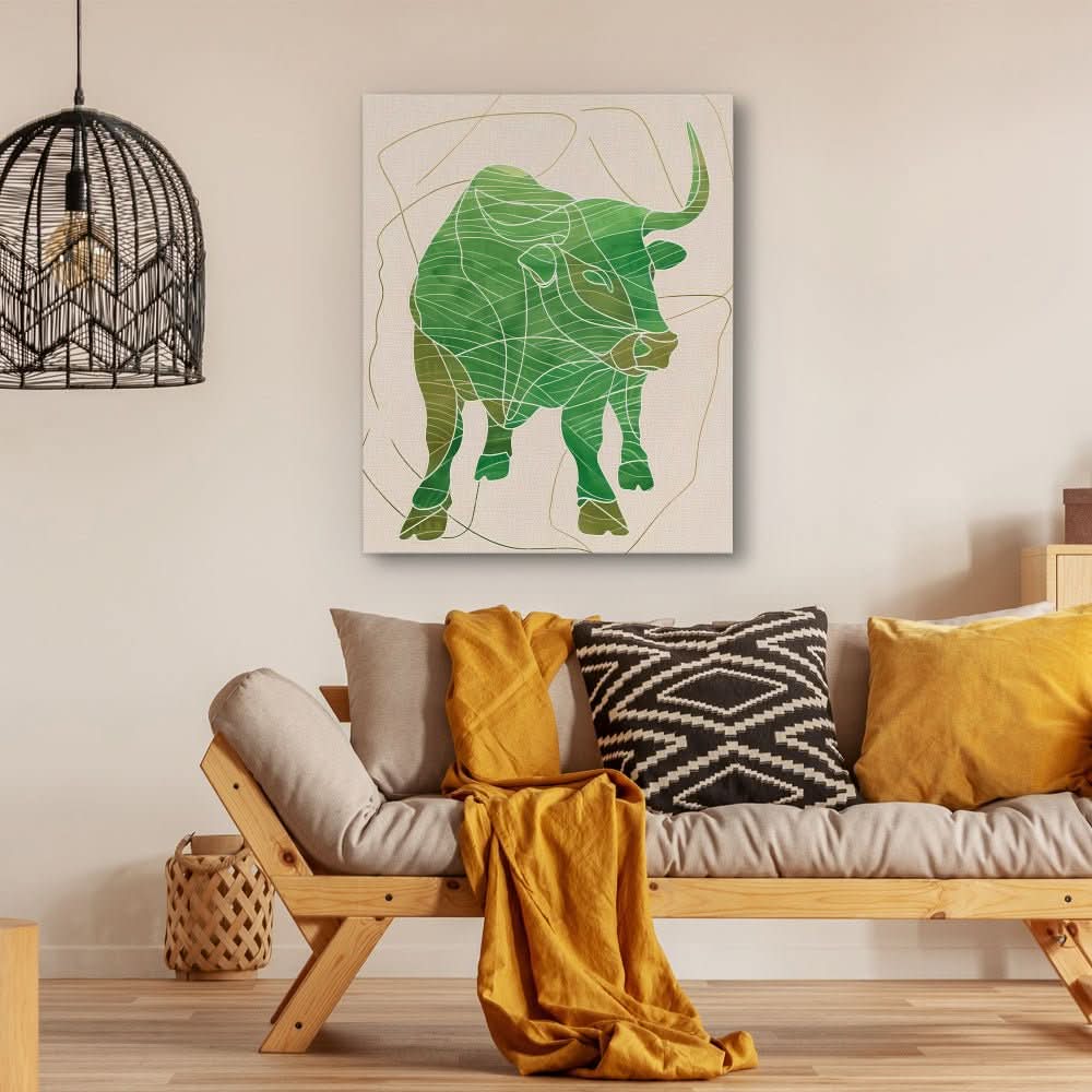 Strength Unveiled - Large Abstract Canvas Print
