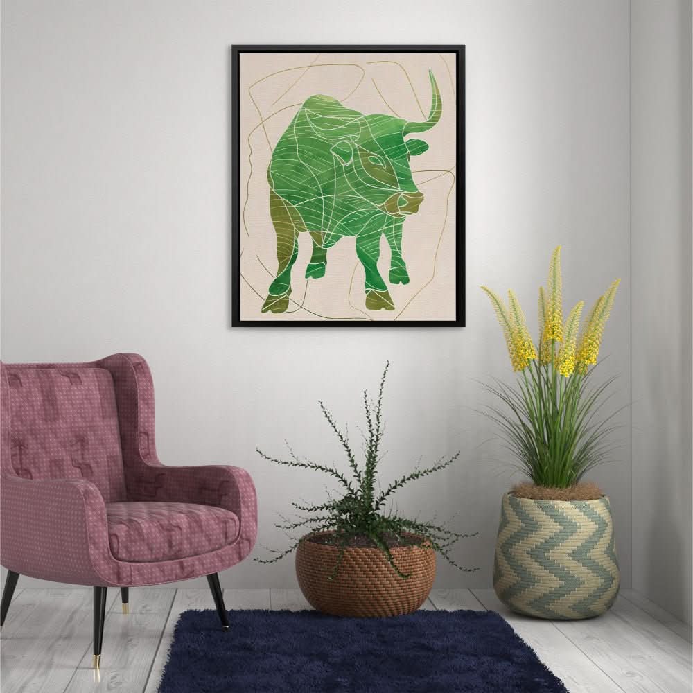 Strength Unveiled - Earth Tones Wall Art for Hallway
