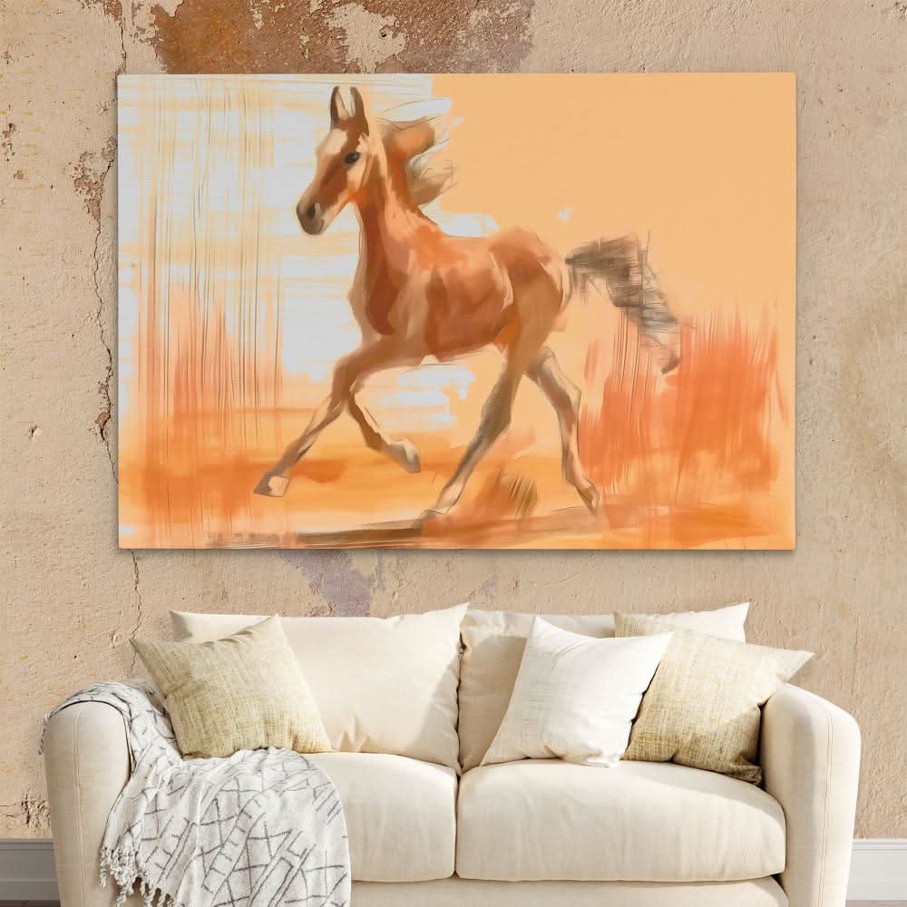 Strides of Glory - Large Canvas Print