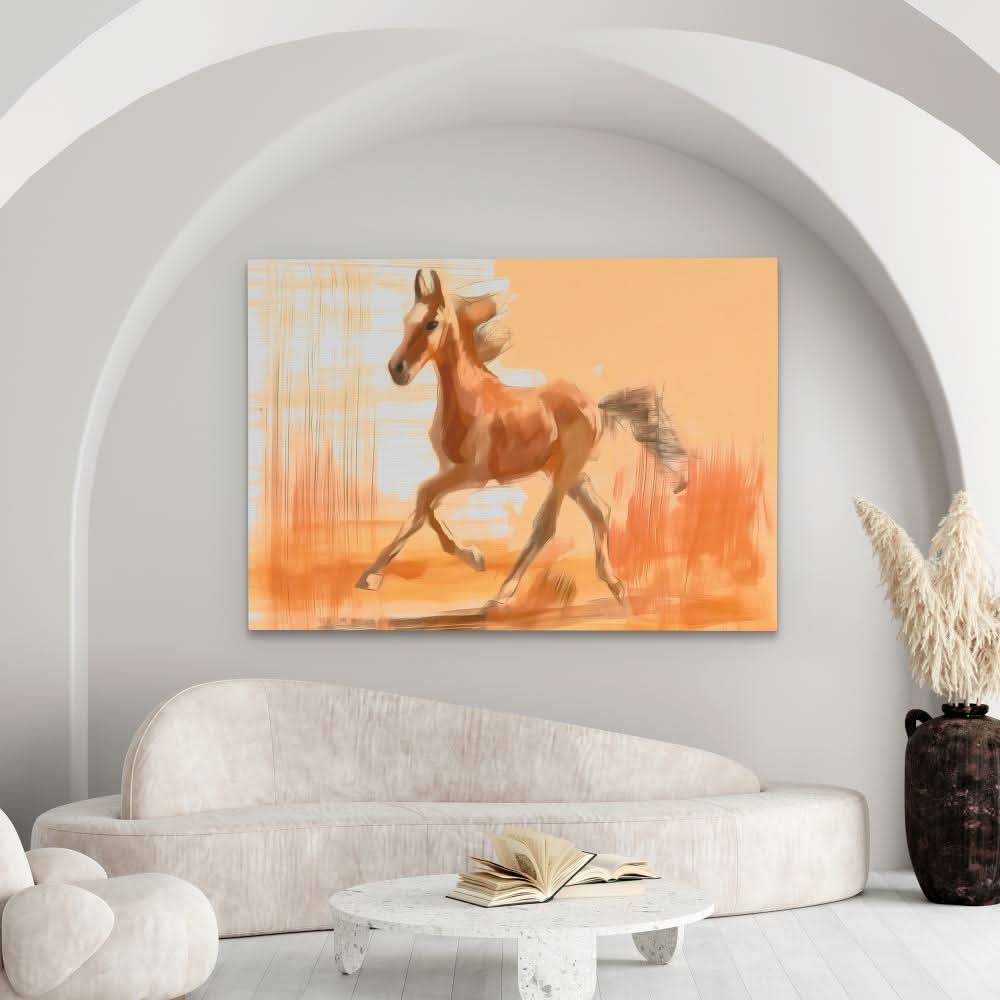 Strides of Glory - Wall Art in Black Frame