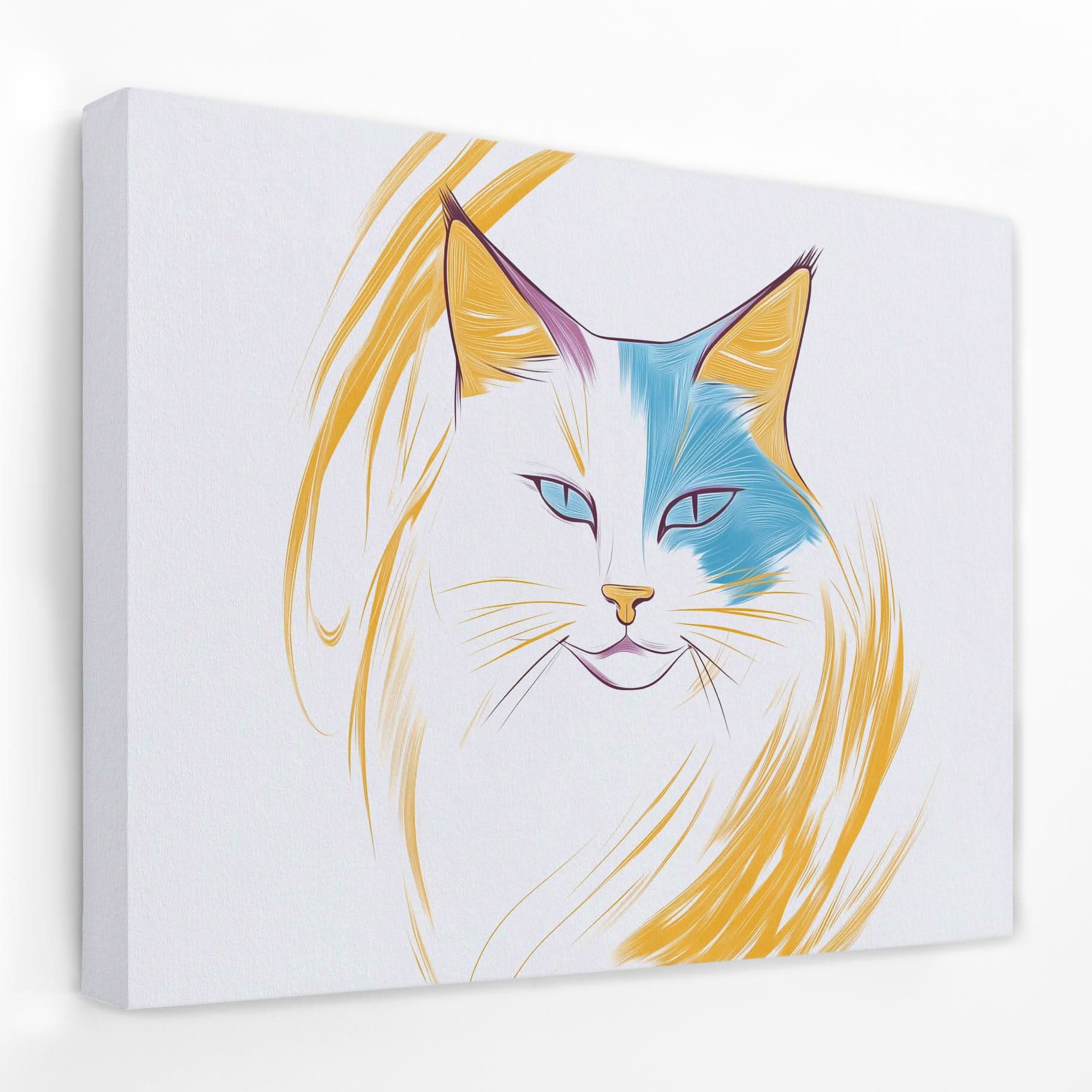 Stunning Cat - Cat Canvas Wall Art