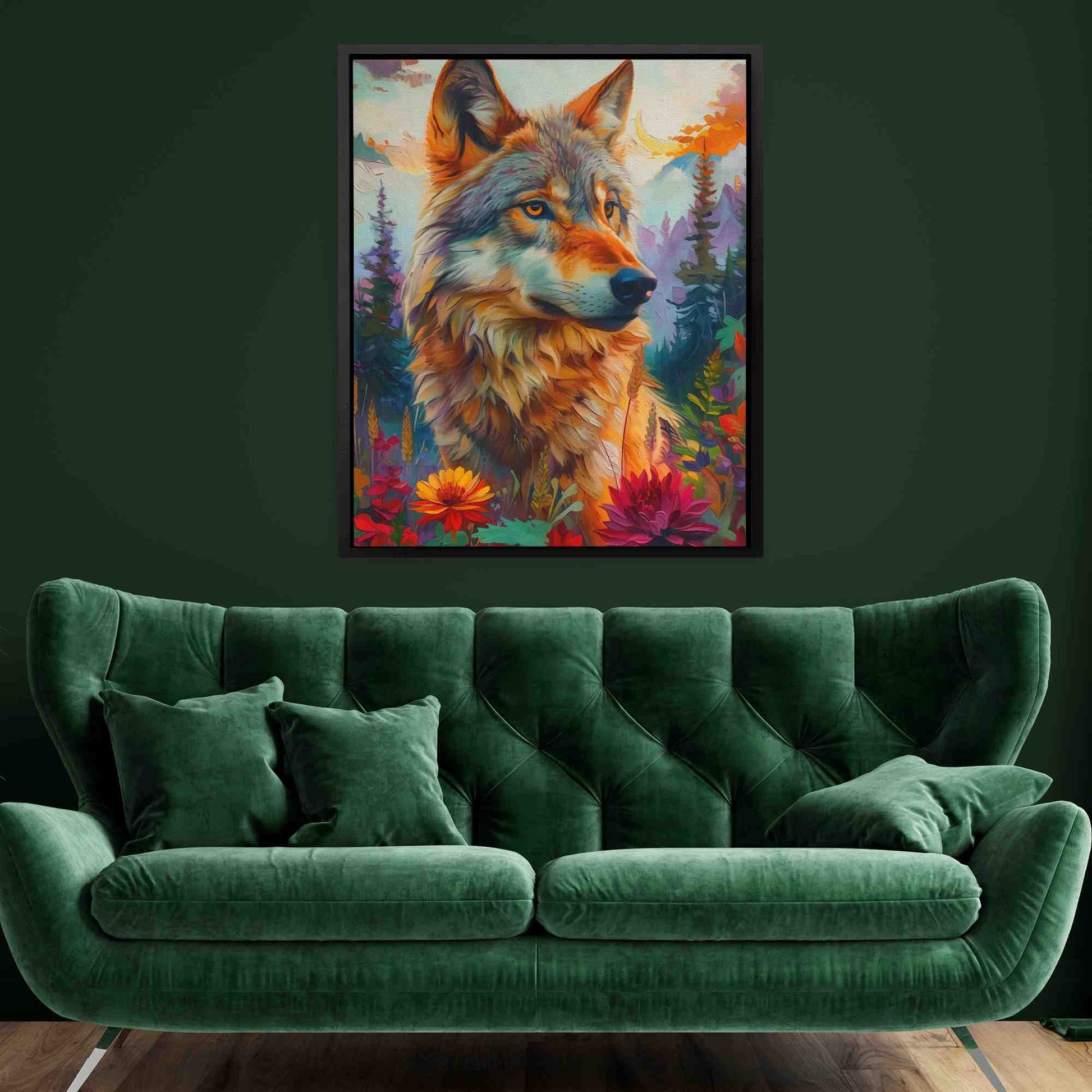 Stunning Wolf - Canvas Wall Art