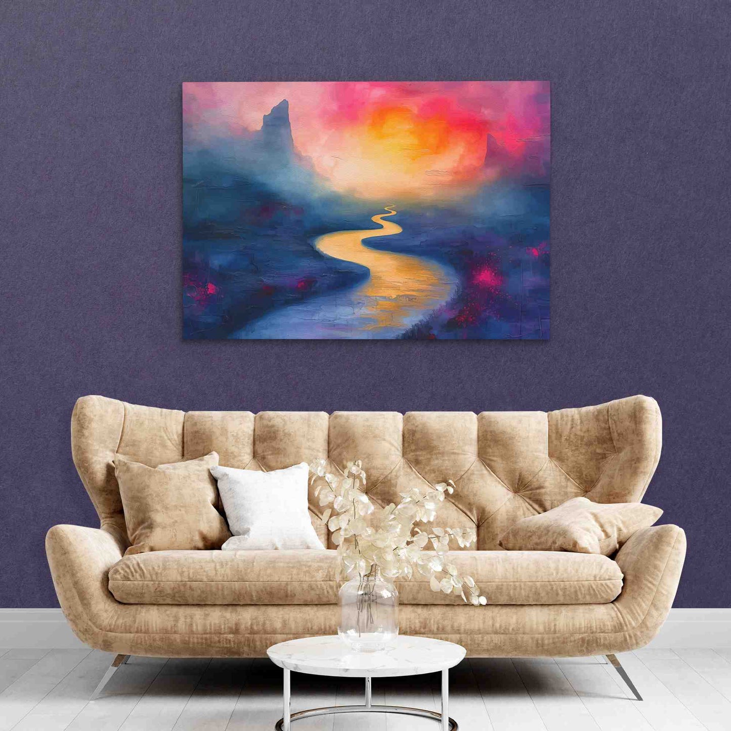 Summer River - Large Canvas Print