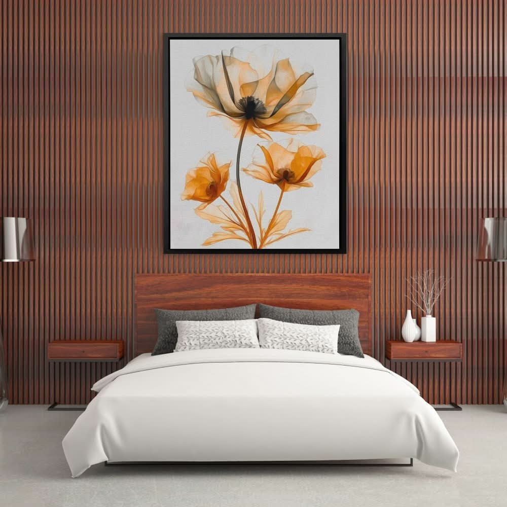 Sun-Kissed Petals - Large Canvas Print