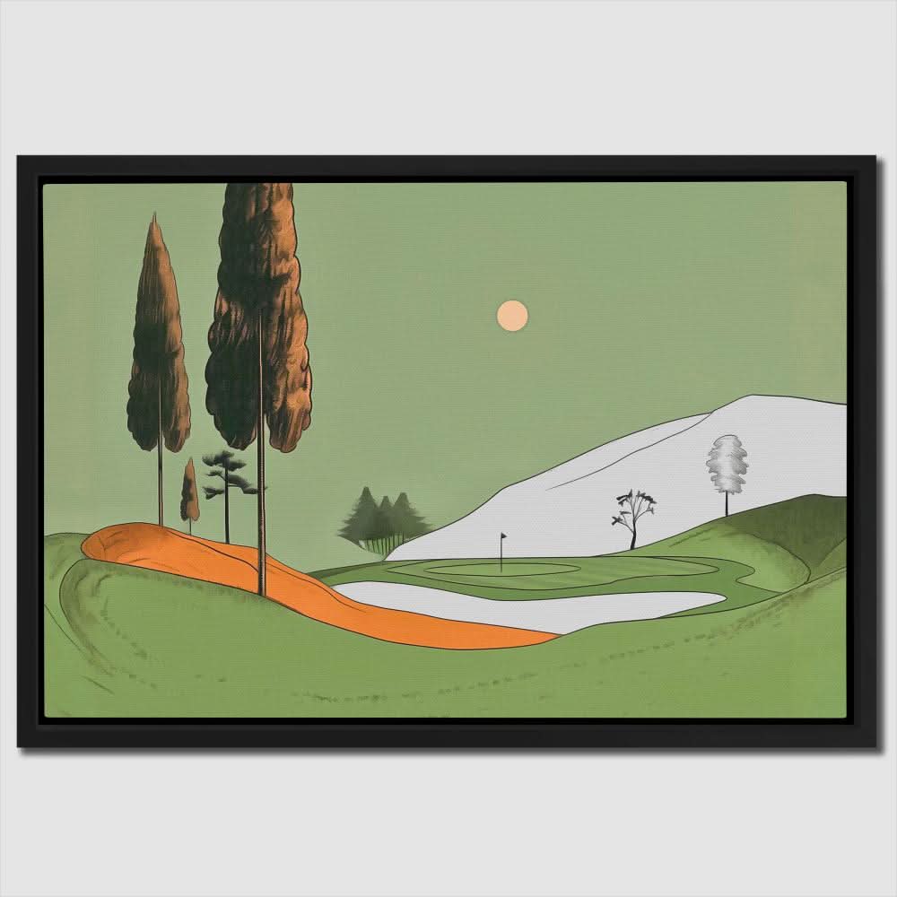 Sunday Golf - Golf Art for Hallway