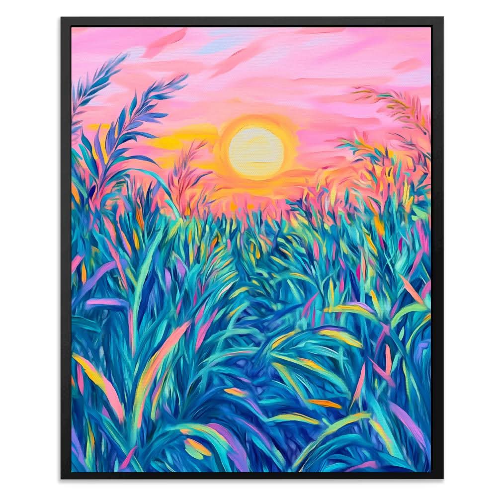 Sunkissed Meadow - Landscapes Art for Bedroom