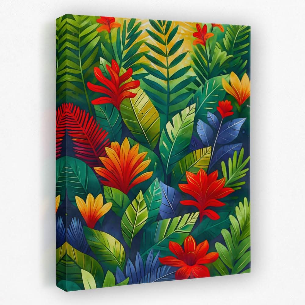 Sunlit Bloom - Floral Canvas Wall Art