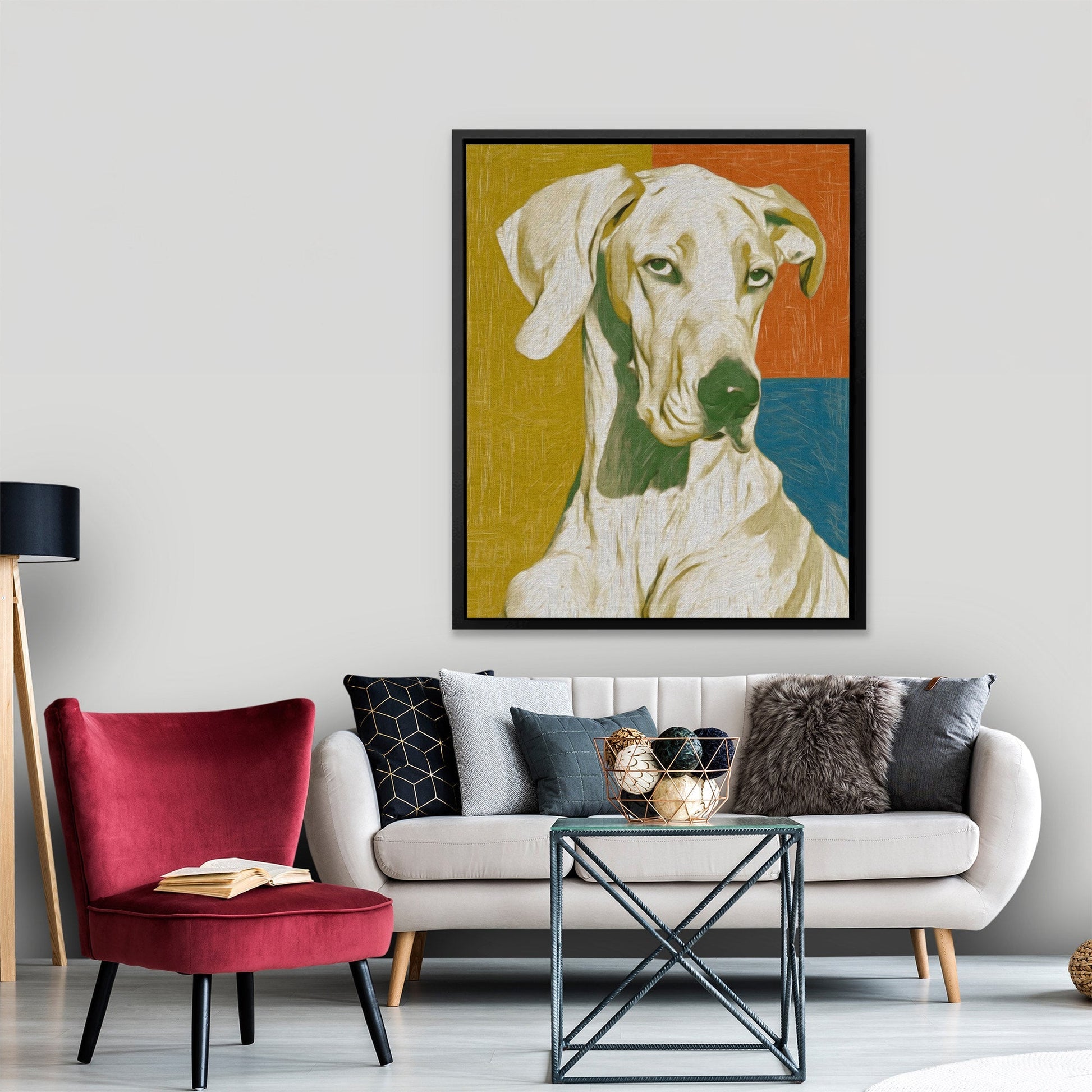 Sunlit Companion Portrait - Luxury Wall Art
