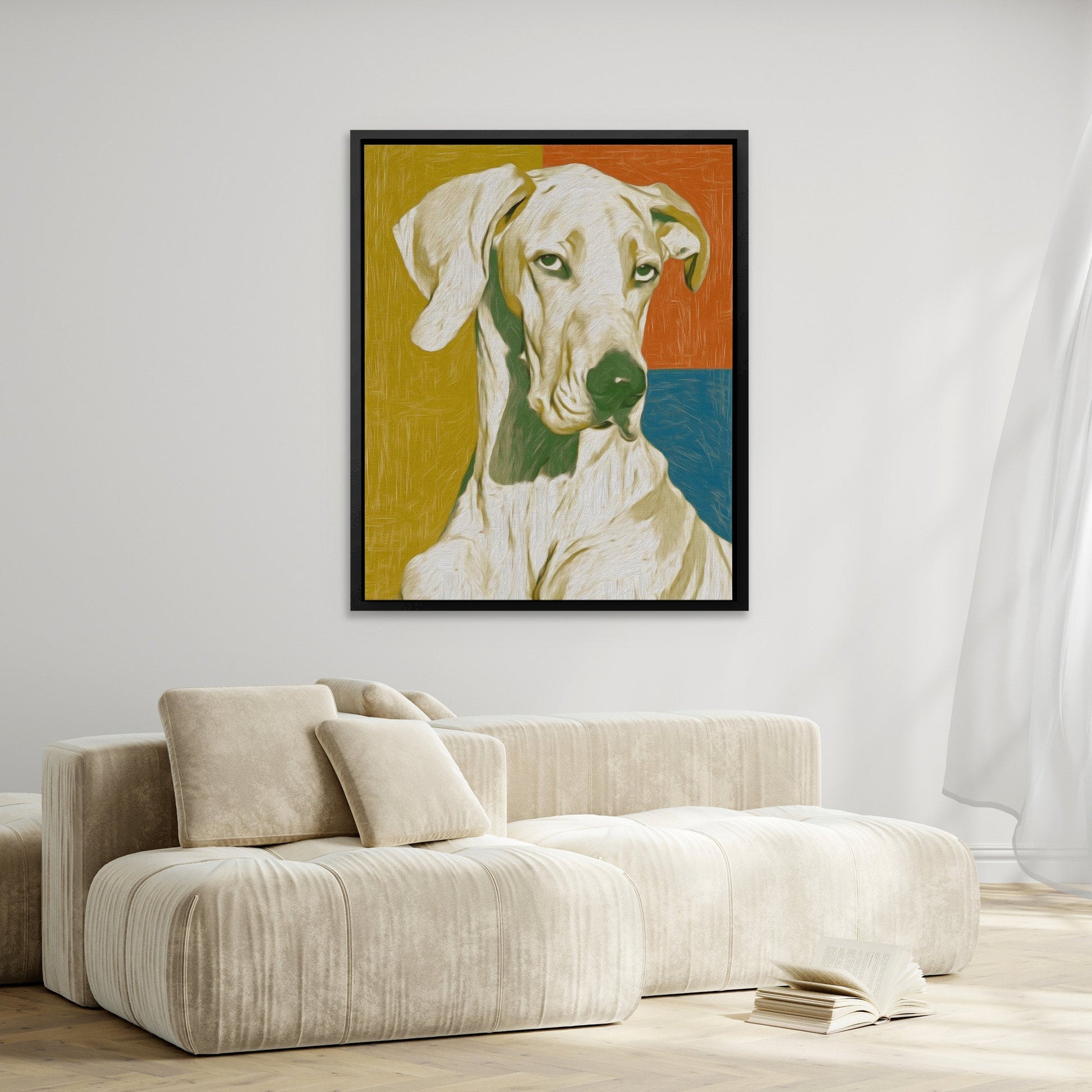 Sunlit Companion Portrait - Luxury Wall Art