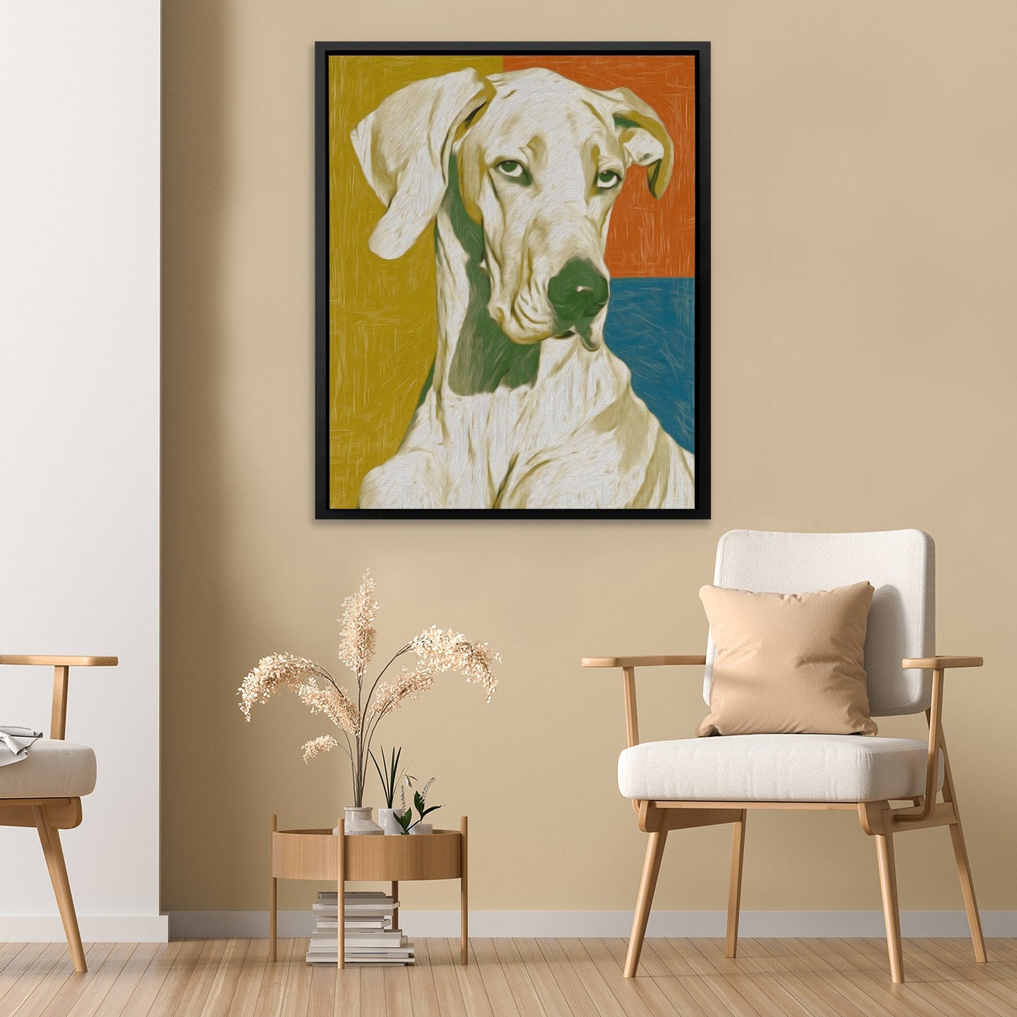 Sunlit Companion Portrait - Luxury Wall Art