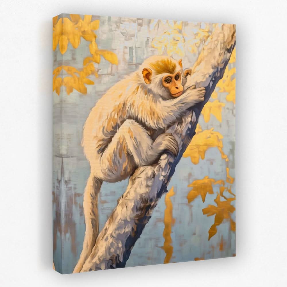 Sunlit Mischief - Albino Animals Canvas Wall Art