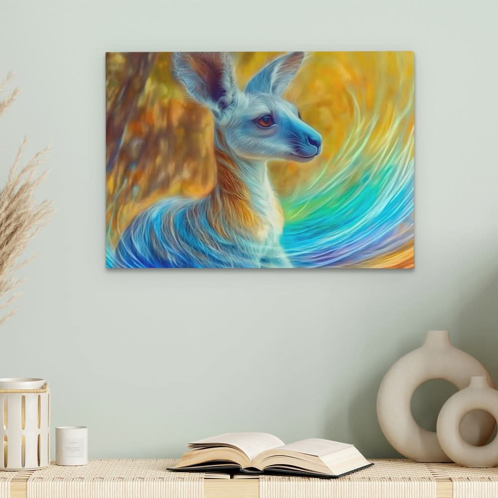 Surreal Kangaroo - Large Canvas Print