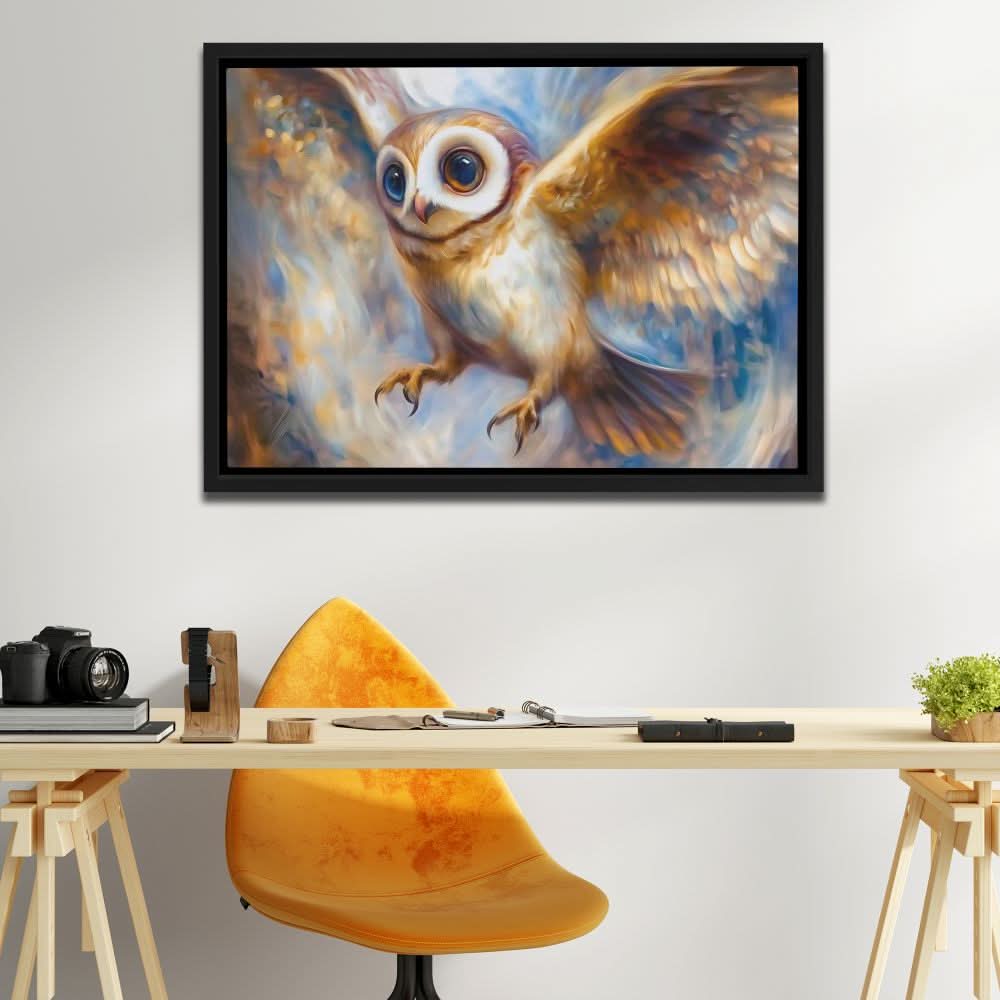 Surreal Owl - Large Surrealism Canvas Print