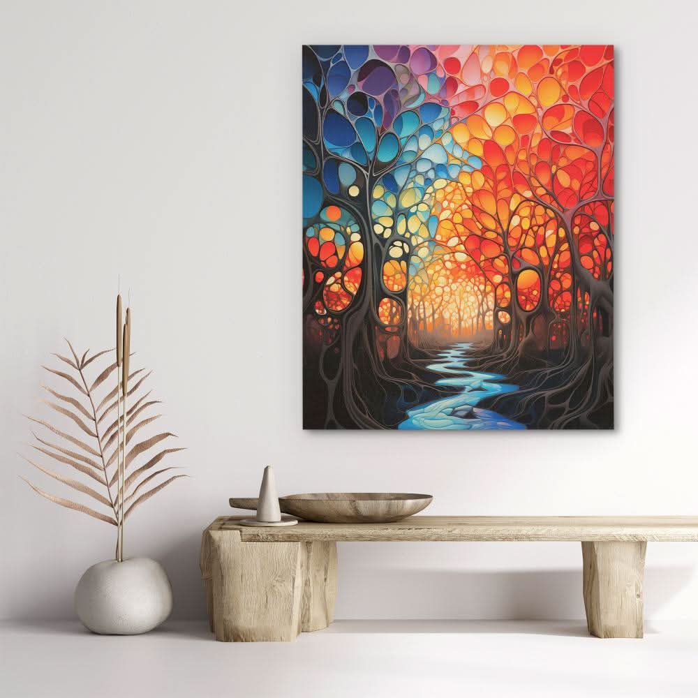 Surrealism Stream - Large Surrealism Canvas Print