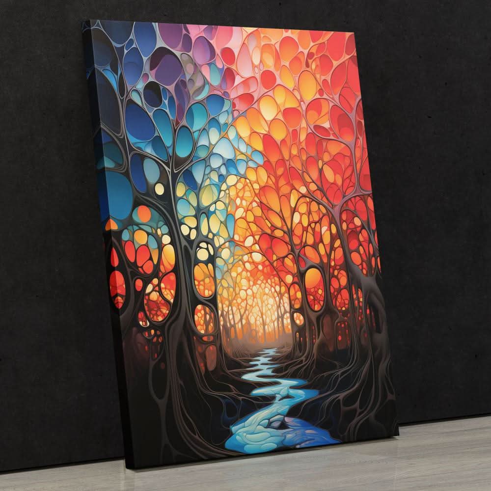 Surrealism Stream - Forest Art