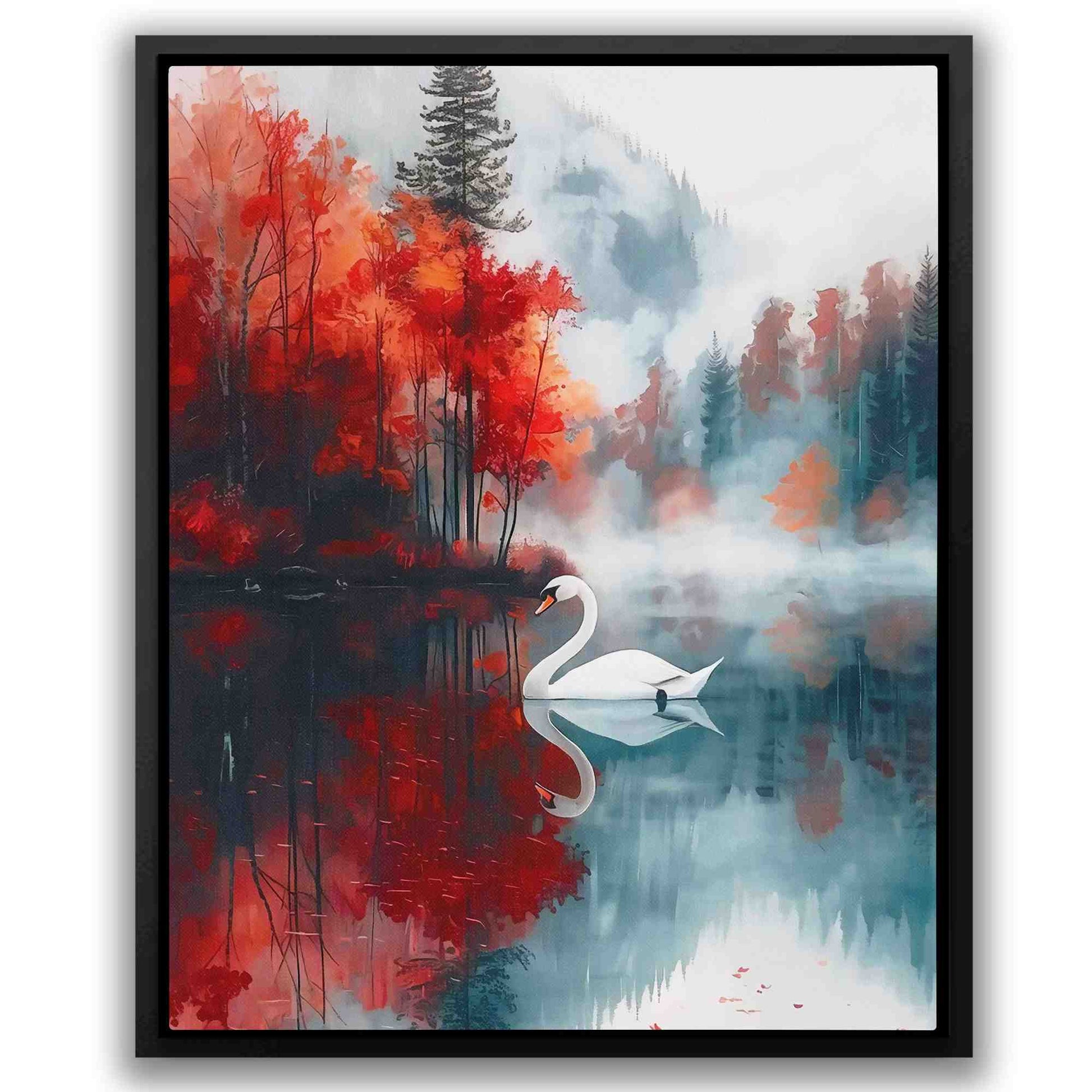 Swan Lake - Lake Canvas Print