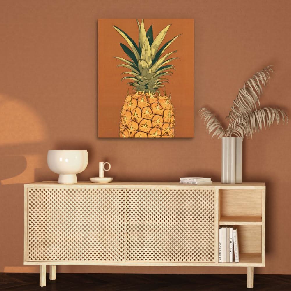 Sweet Pina - Large Bohemian Canvas Print