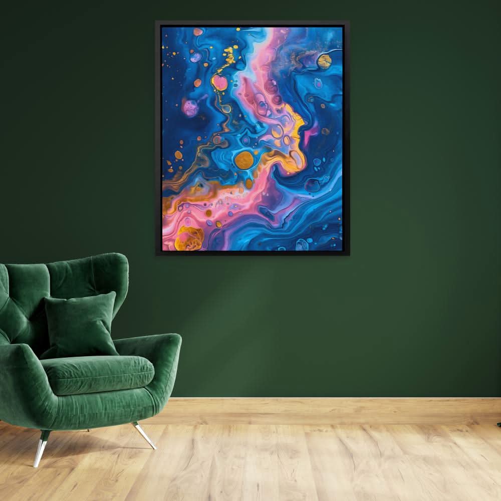 Swirling Embrace - Mineral Art for Bedroom