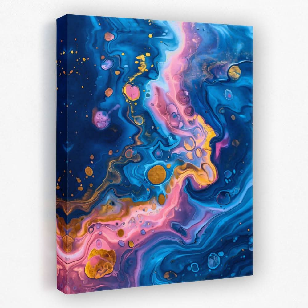 Swirling Embrace - Mineral Canvas Wall Art