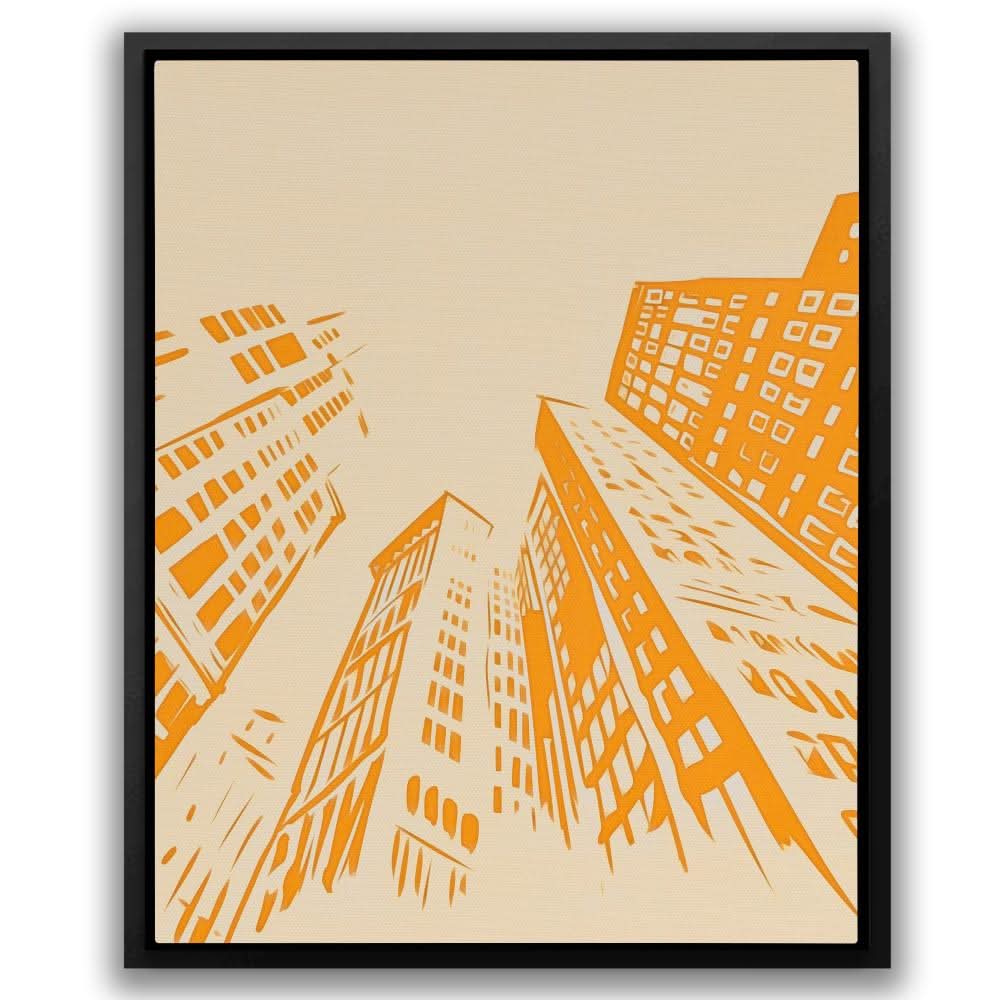 Tall Skyscrapers - Architecture Art for Home Office
