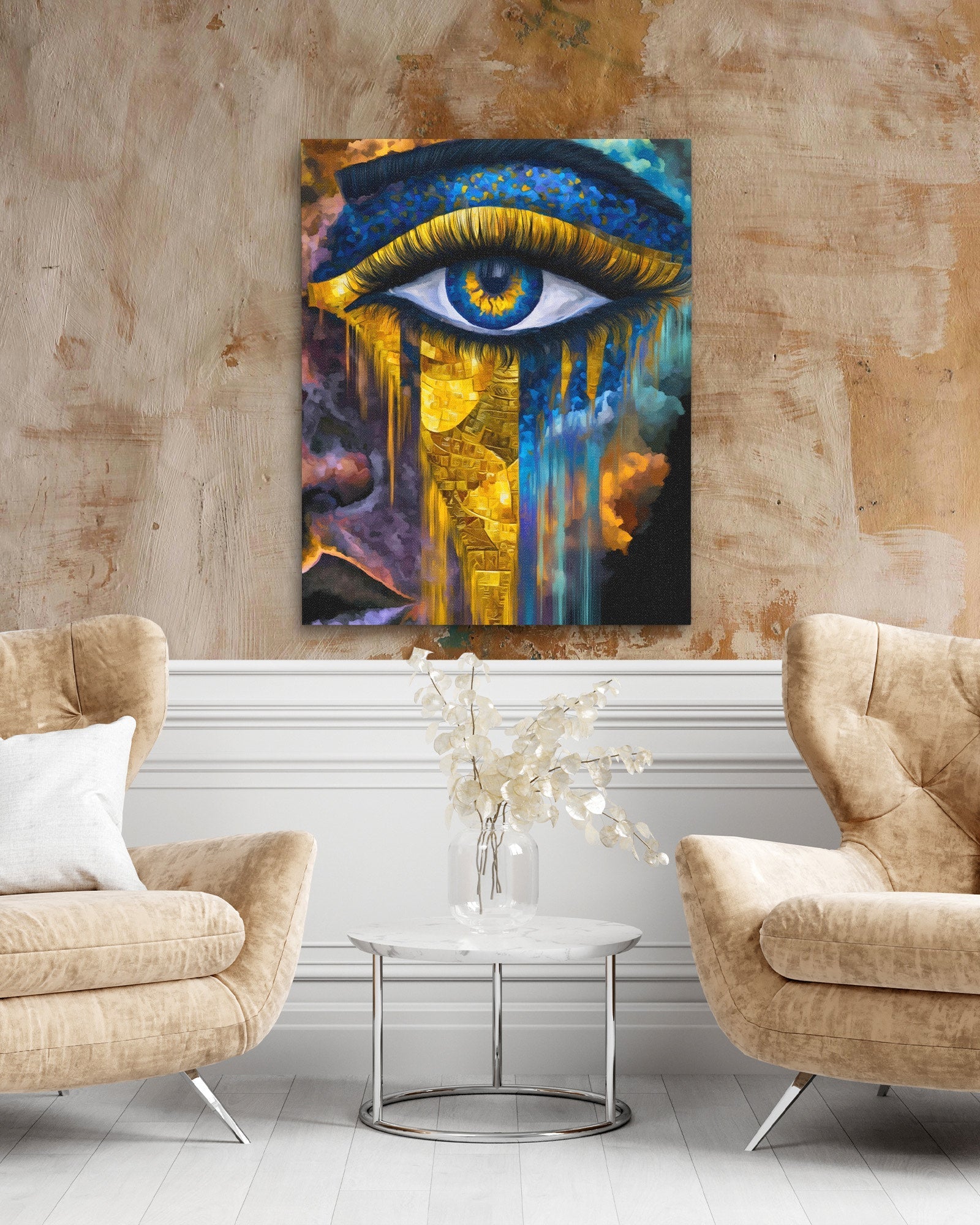 Tears of Hieroglyphs - Luxury Wall Art