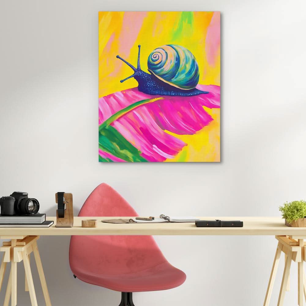 Technicolor Spiral - Colorful Wall Art for Kids Room