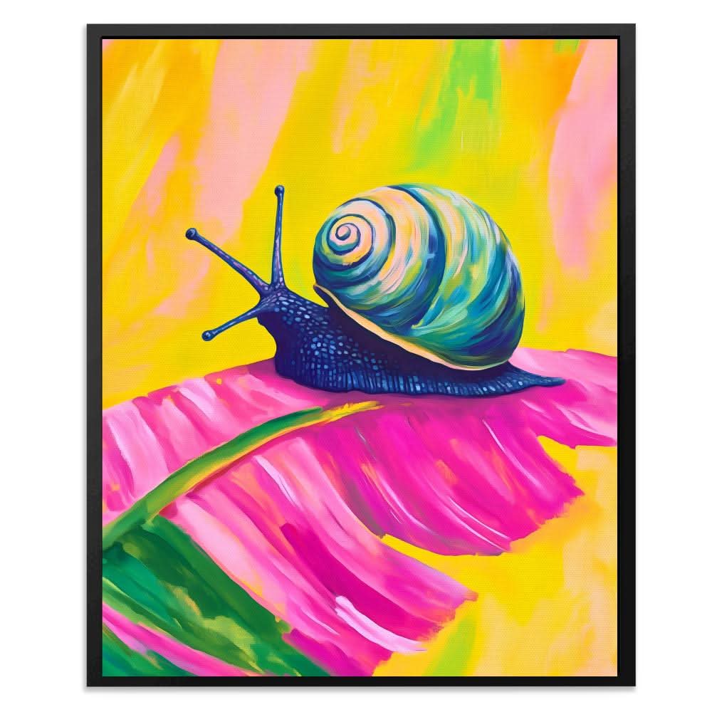 Technicolor Spiral - Colorful Canvas Wall Art