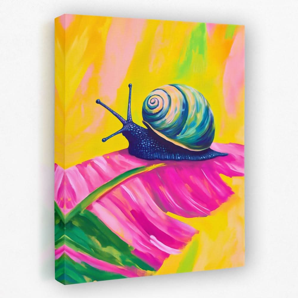 Technicolor Spiral - Food Canvas Wall Art