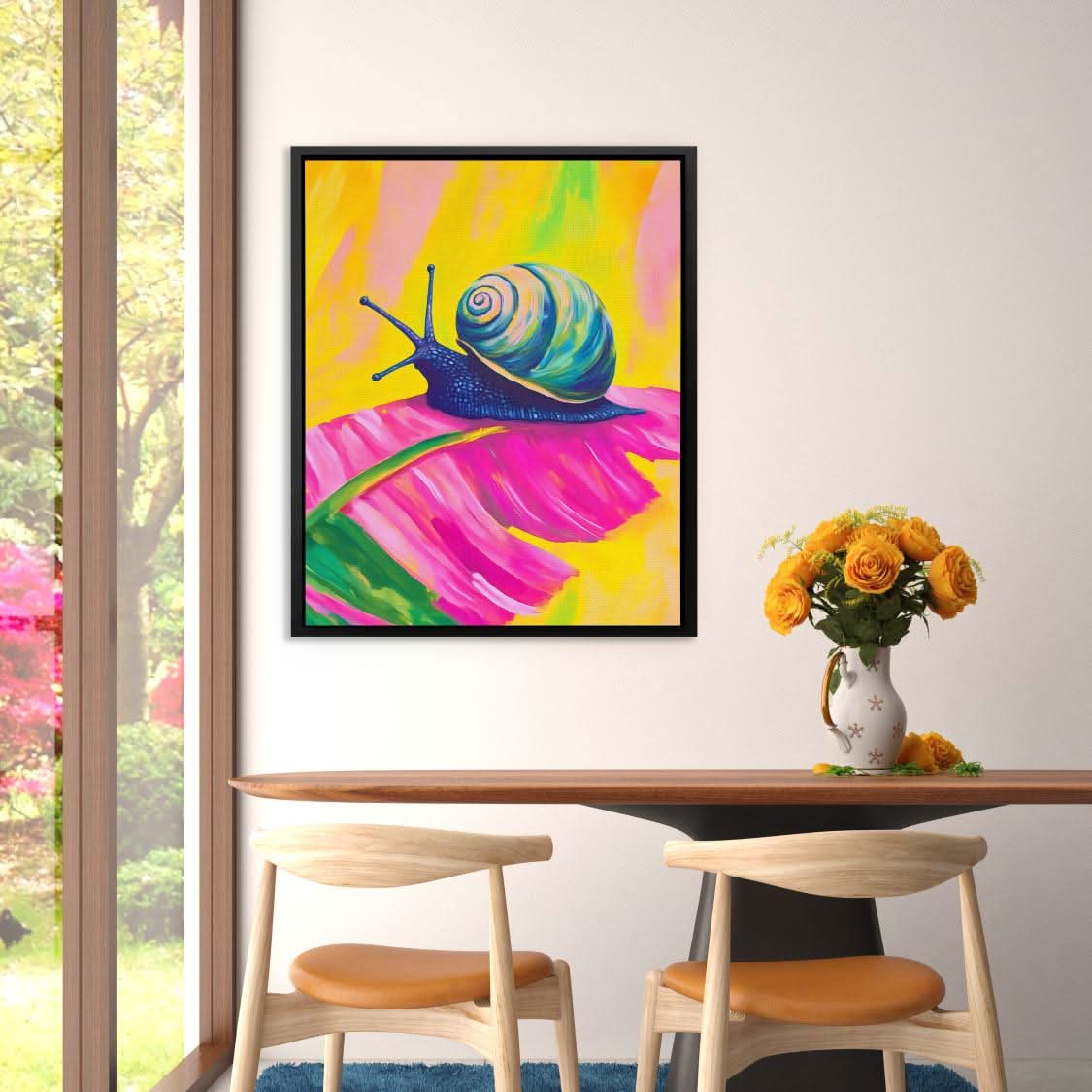 Technicolor Spiral - Food Art for Dorm Room