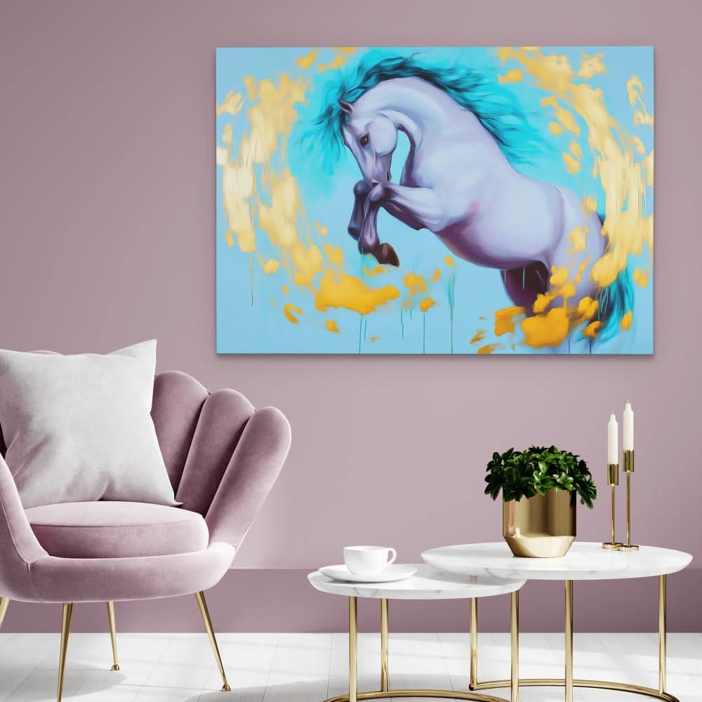Tempest Hooves - Wall Art in Black Frame