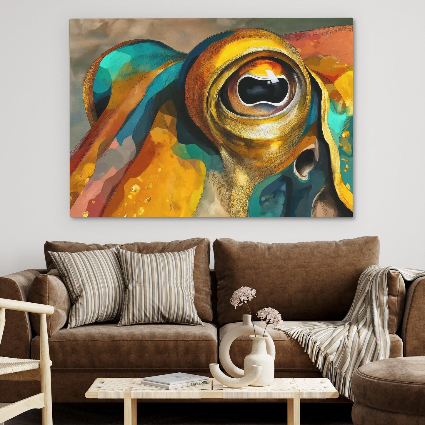 Tentacles in Amber - Luxury Wall Art