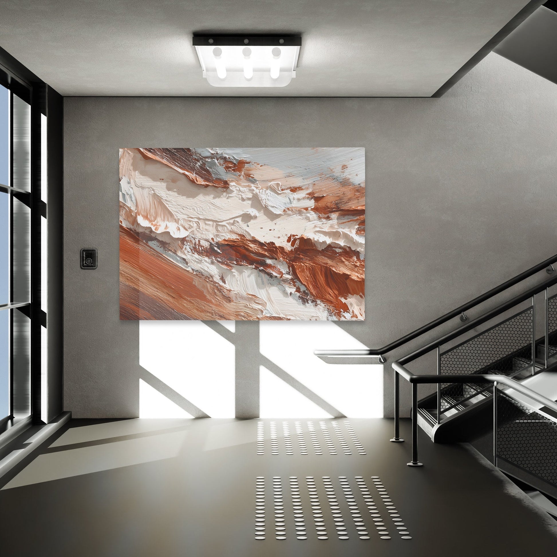 Terracotta Turbulence - Luxury Wall Art
