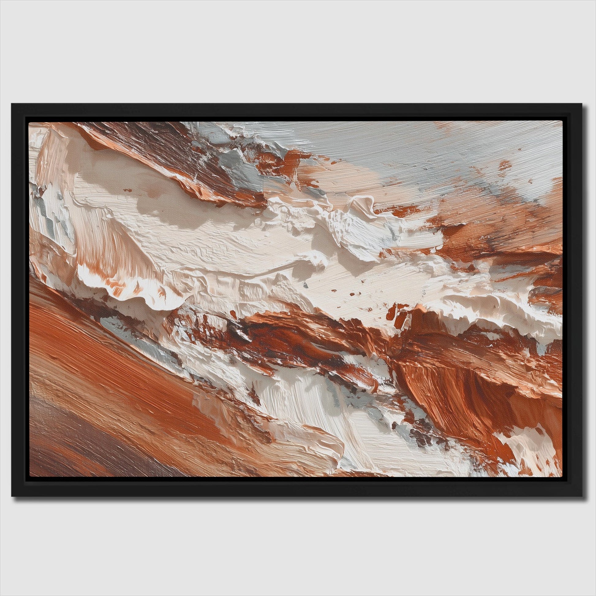 Terracotta Turbulence - Luxury Wall Art