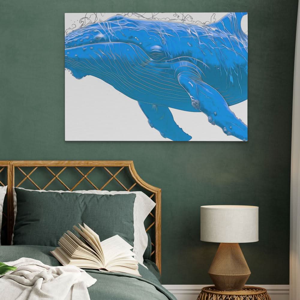 The Big Blue - Blue Nature Canvas Print