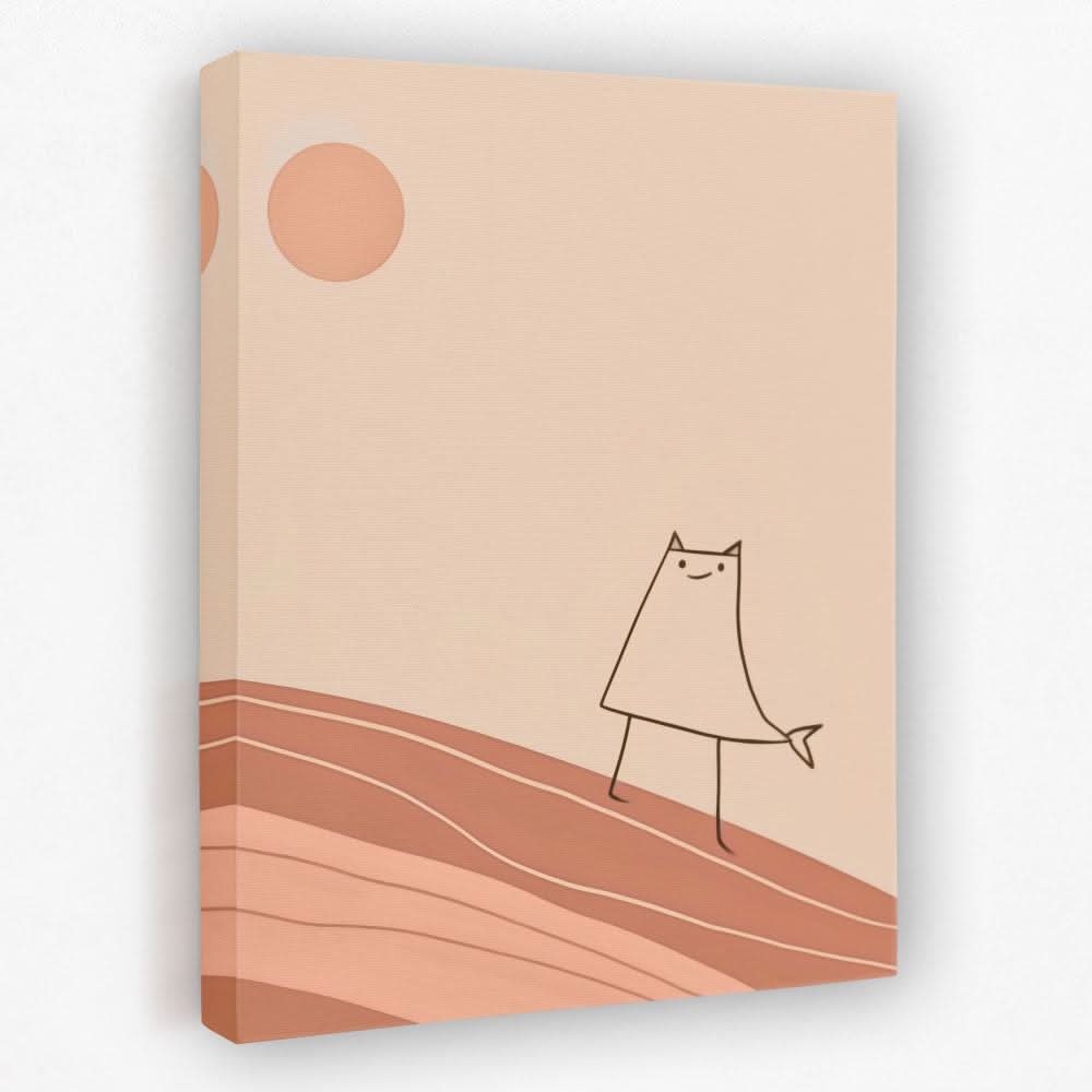 The Catfish - Animals Canvas Wall Art