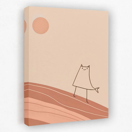 The Catfish - Animals Canvas Wall Art