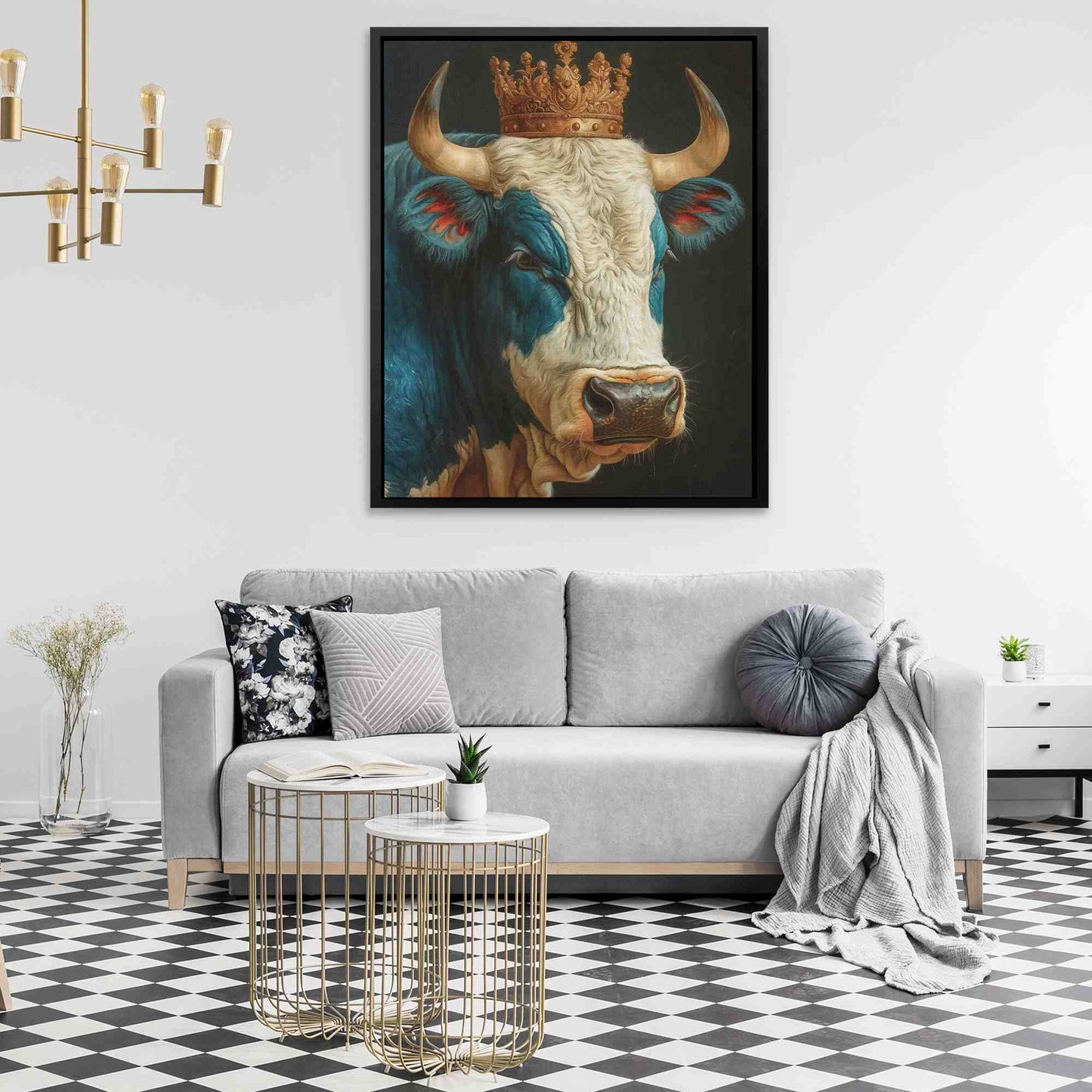 The Cow King - Animals Art