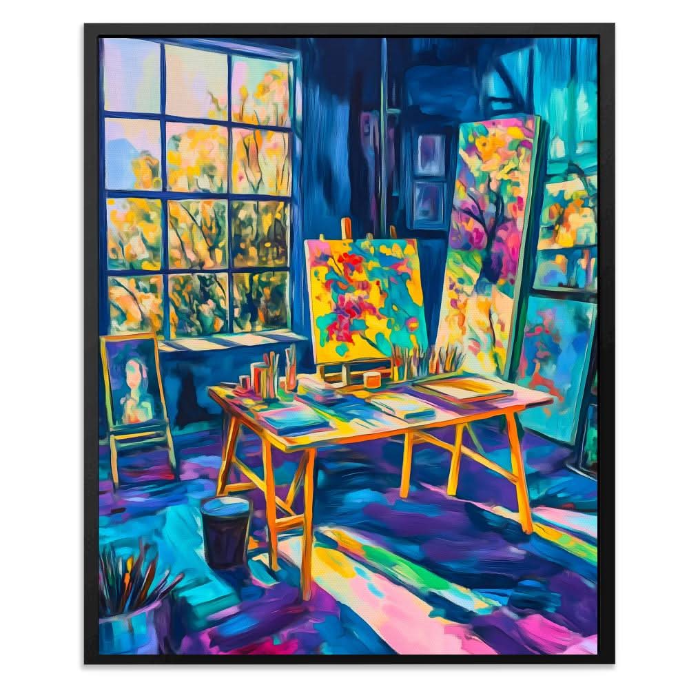 The Painter’s Sanctuary - Wall Art for Hallway