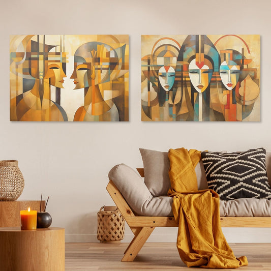 The Power of the Minds Set (2) Set - Luxury Wall Art