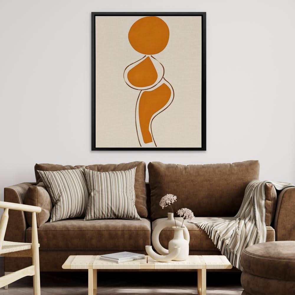 Thick Beauty - Large Abstract Canvas Print