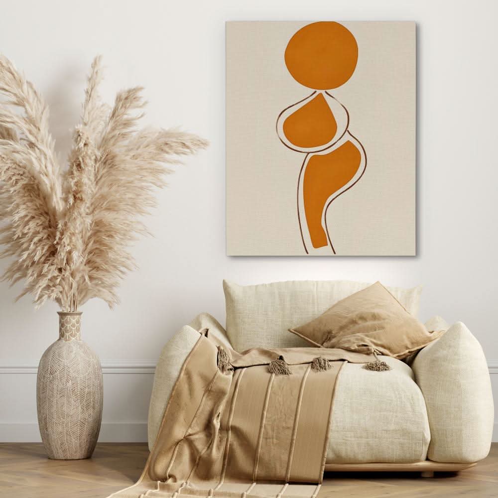 Thick Beauty - Doodle Art for Living Room