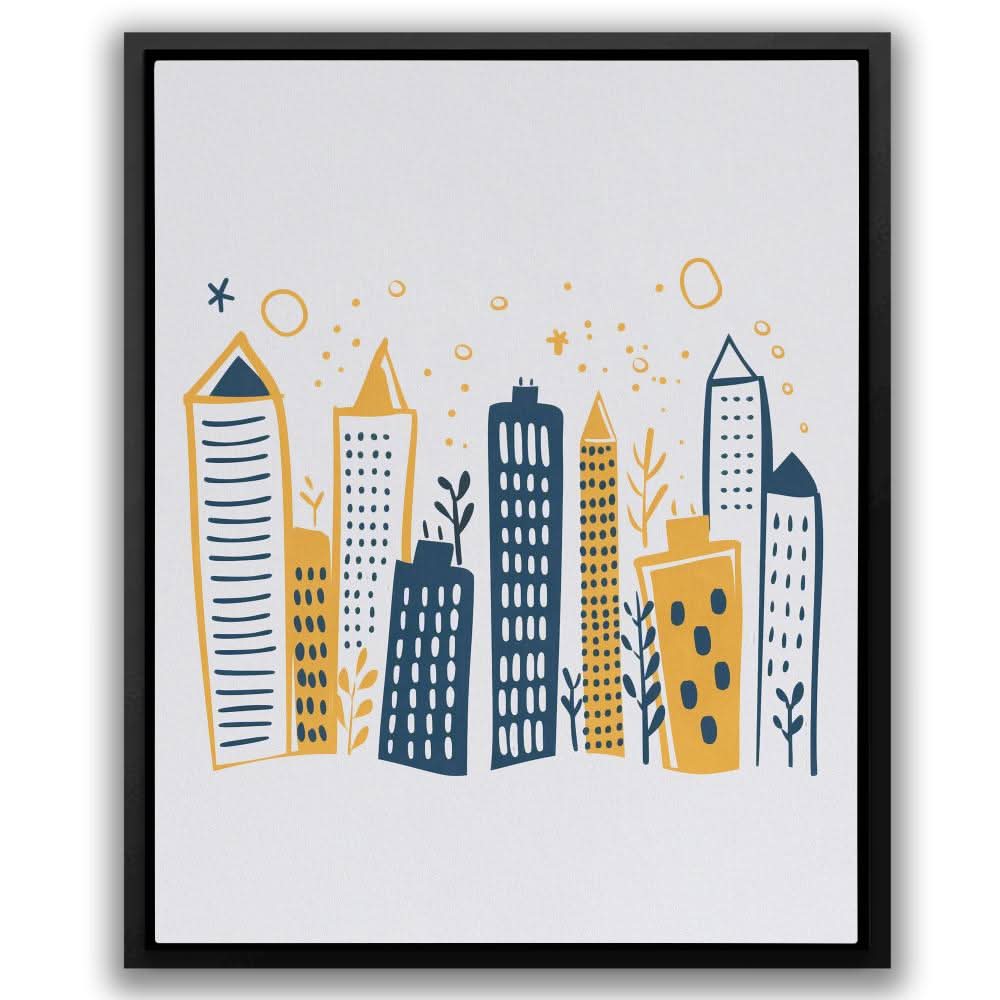 Thriving City - Architecture Art for Home Office