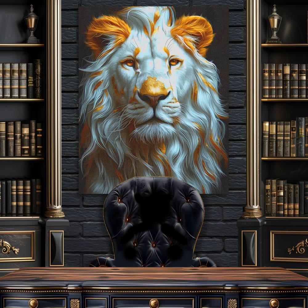 Thundering Roar - Oversized Animals Canvas Wall Art