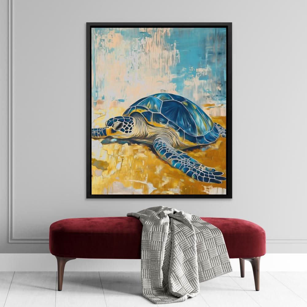 Tide’s Rest - Blue Canvas Wall Art