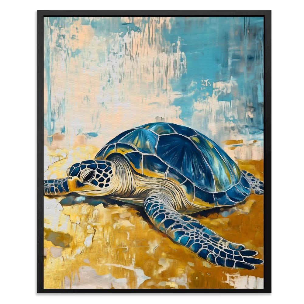 Tide’s Rest - Blue Beach House Canvas Print